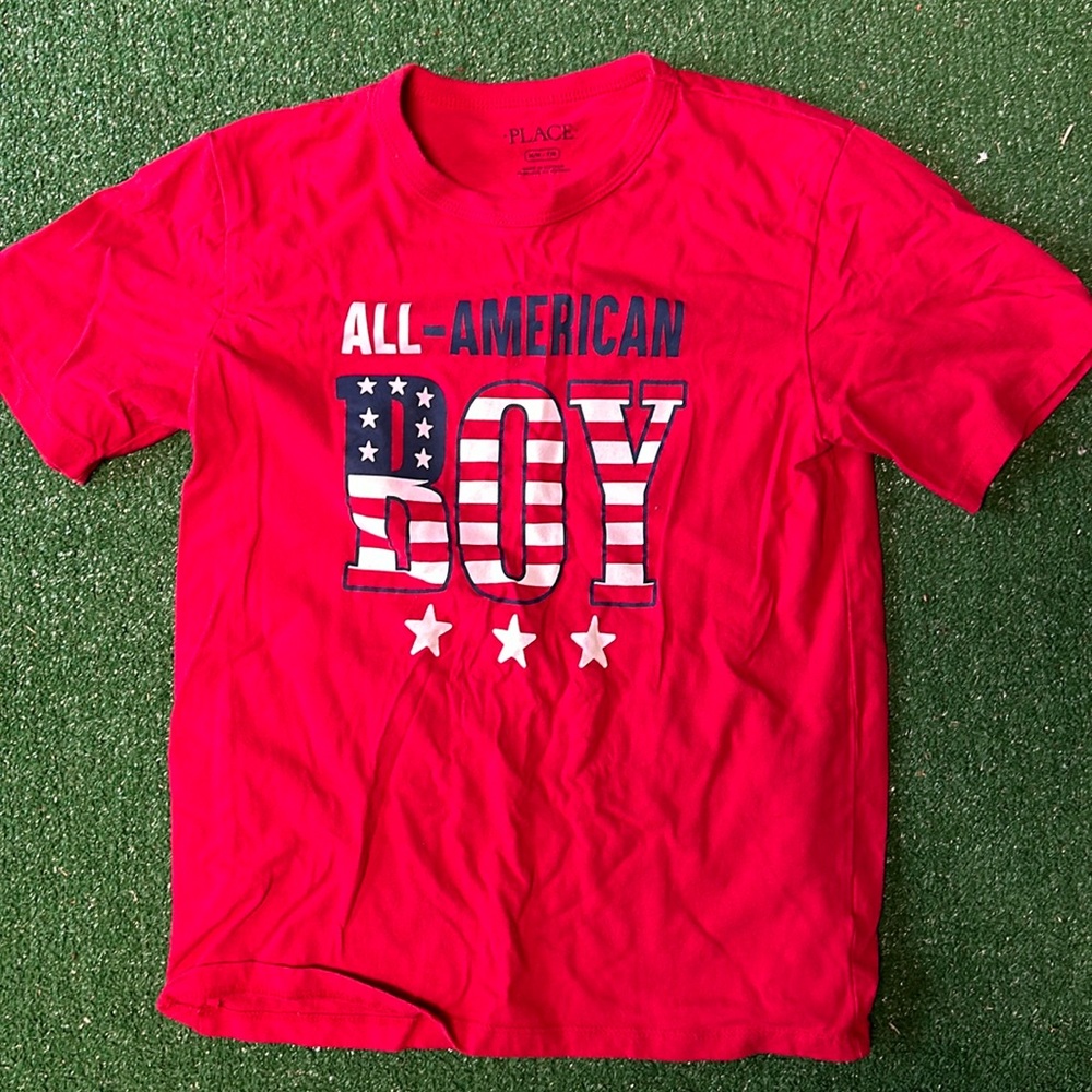 All American Boy tshirt size medium (7/8)! American flag